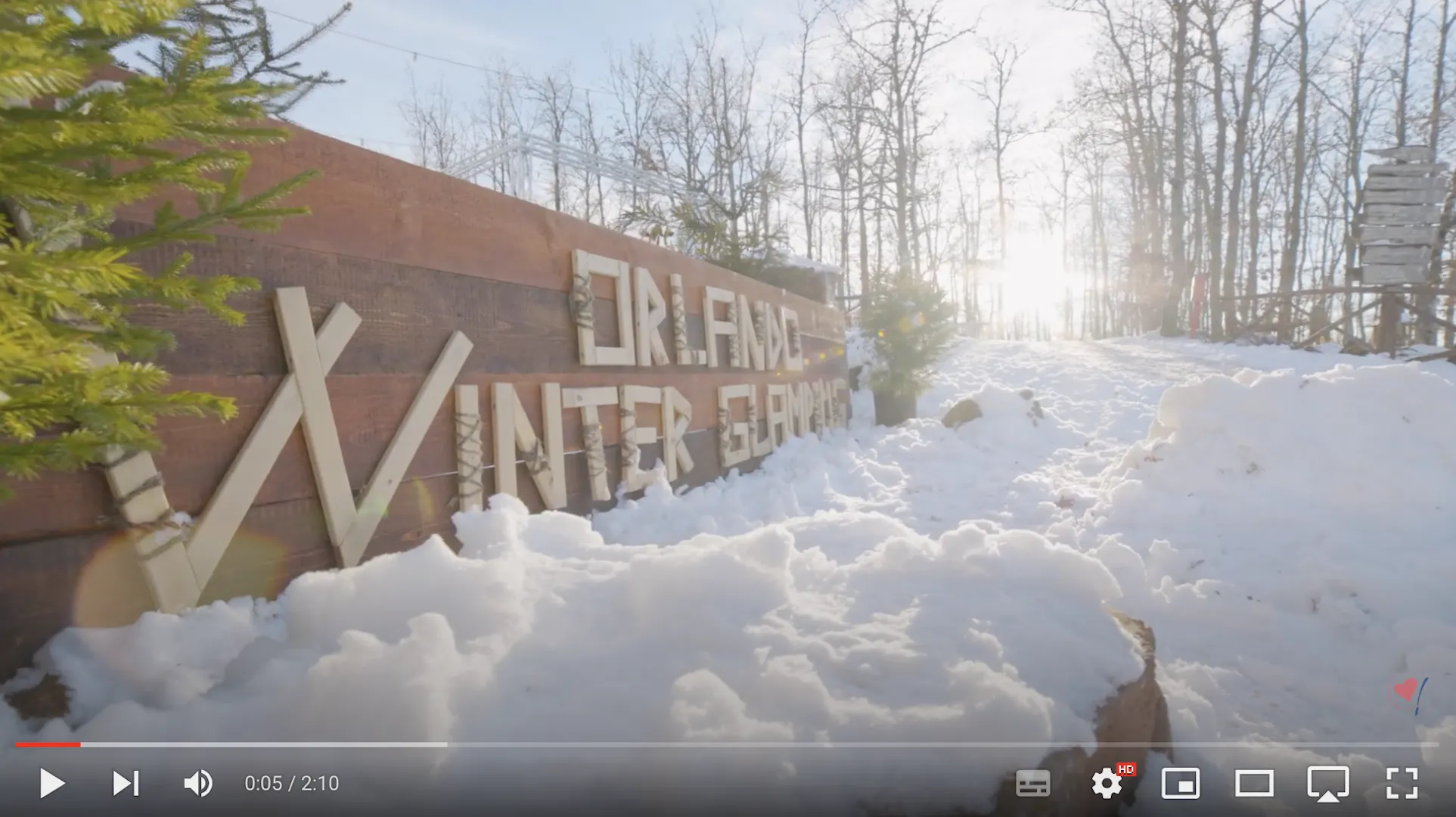 Orlando Winter Glamping | Official video