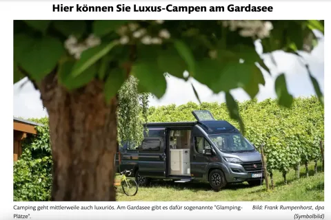 Nachrichten Allgäuer Zeitung: Hier können Sie Luxus-Campen am Gardasee