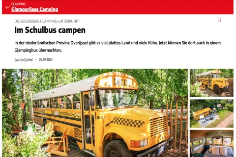 Caravaning: Im Schulbus campen