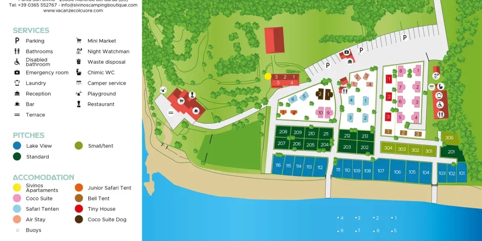 Sivinos Camping Boutique map 2026