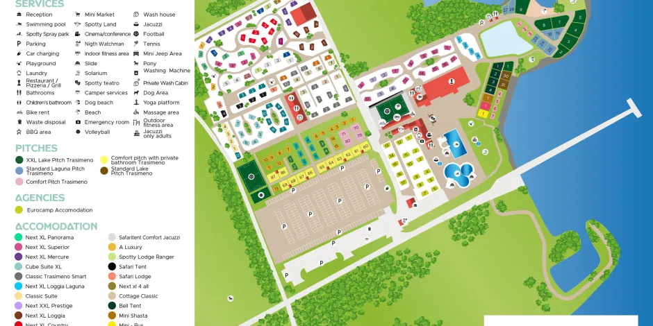 Trasimeno Glamping Resort map 2026