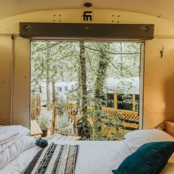 Glamping Chianti American Bus