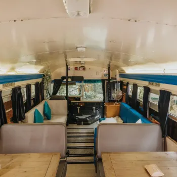 Glamping Chianti American Bus