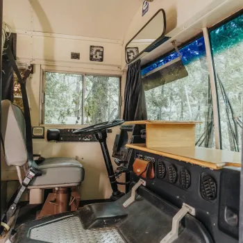 Glamping Chianti American Bus