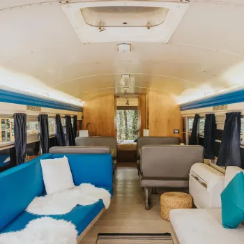 Glamping Chianti American Bus