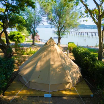 Glamping Trasimeno Bell Tent view